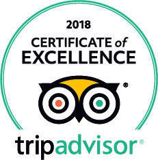 TripAdvisor Certificato di eccellenza 2018